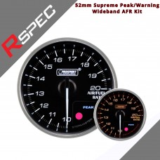 R SPEC 52mm Supreme Peak/Warning Wideband AFR Kit 